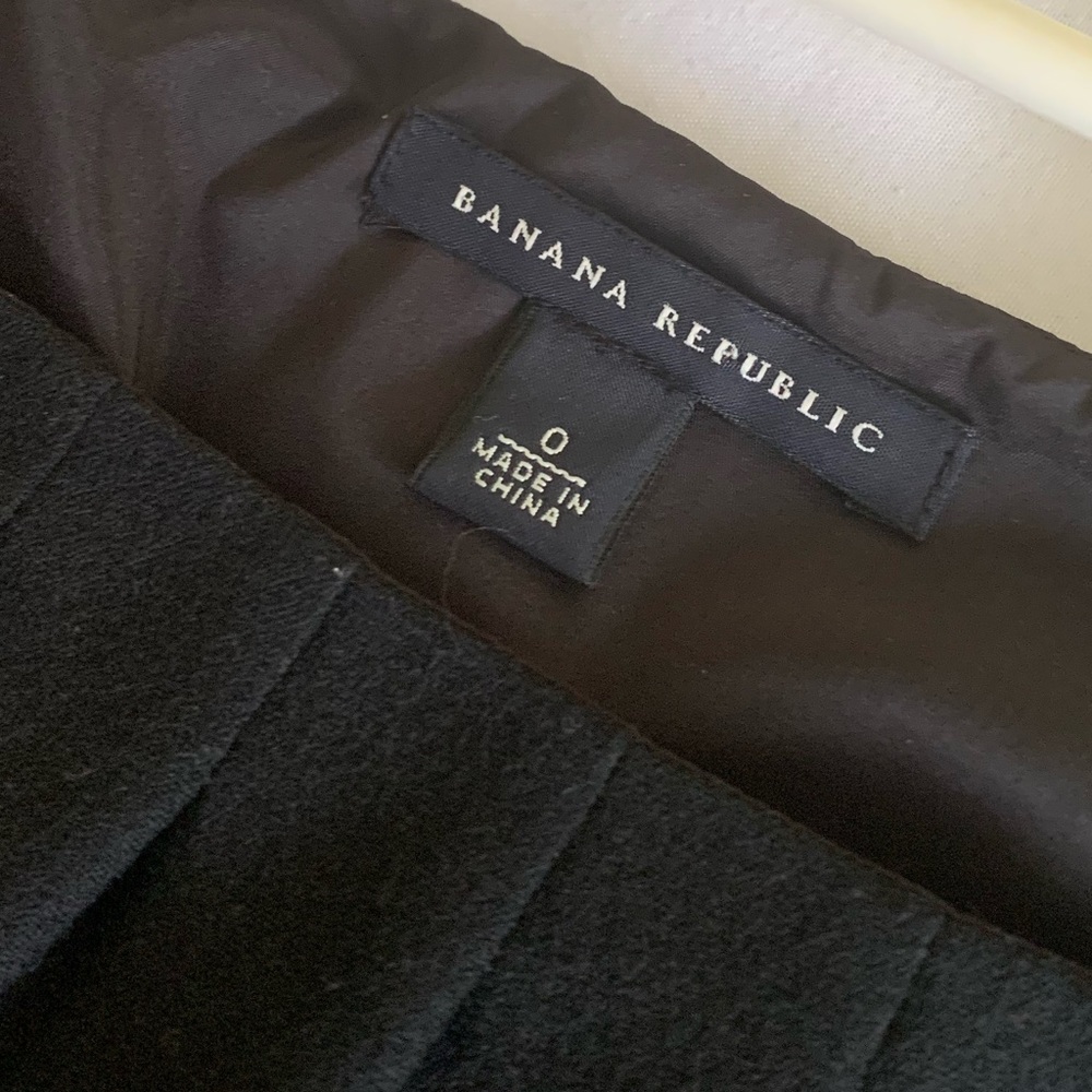 Banana Republic black wool dress
